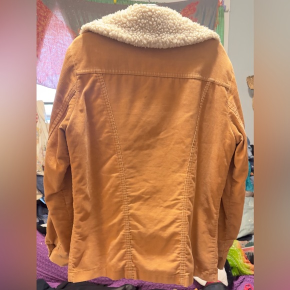 Vintage 1970s Wrangler Corduroy Sherpa Lined Jacket - Picture 6 of 11